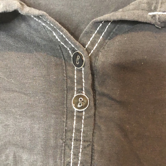 Liz & Me Black Polo Style Top 4X PLUS SIZE - Picture 7 of 11